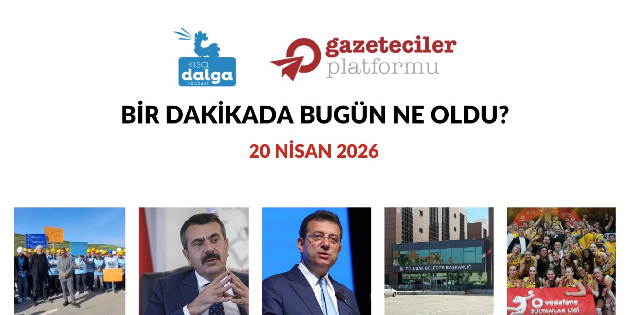 Bir dakikada bugün ne oldu?
