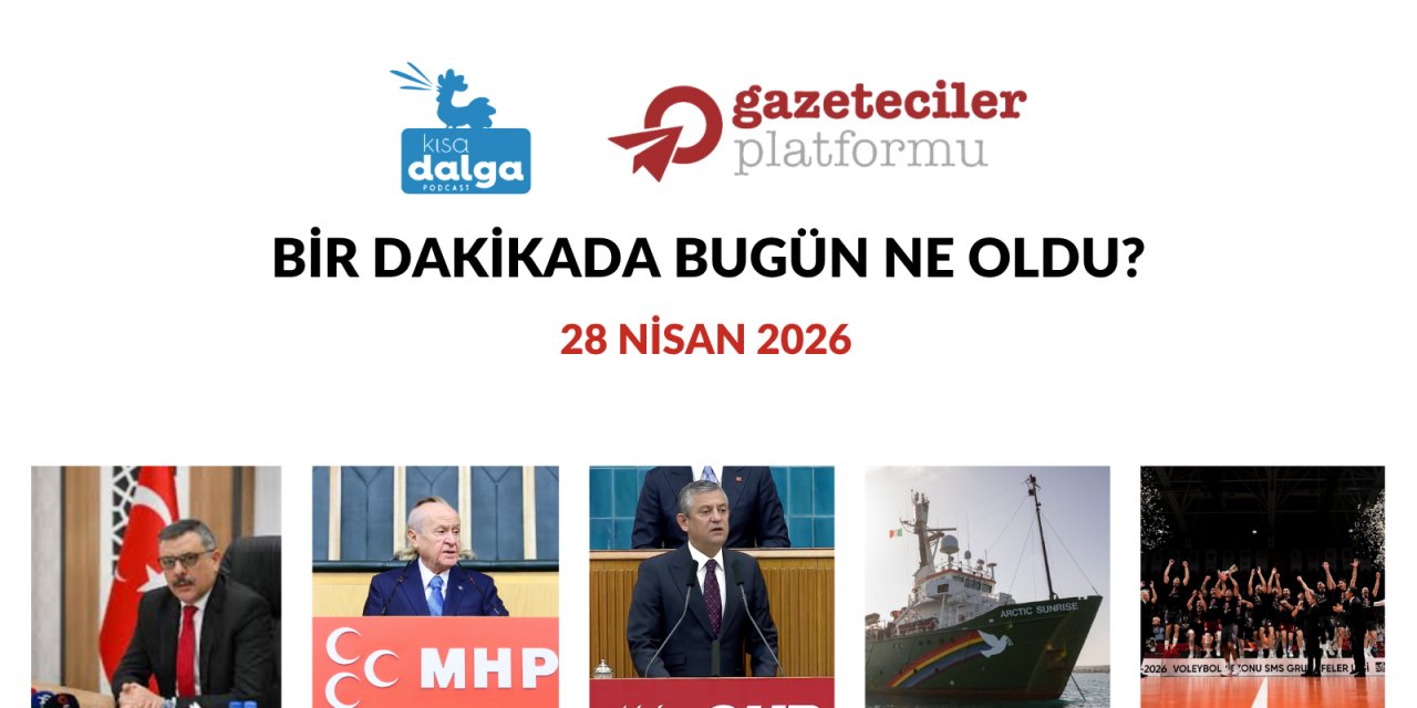Bir dakikada bugün ne oldu?