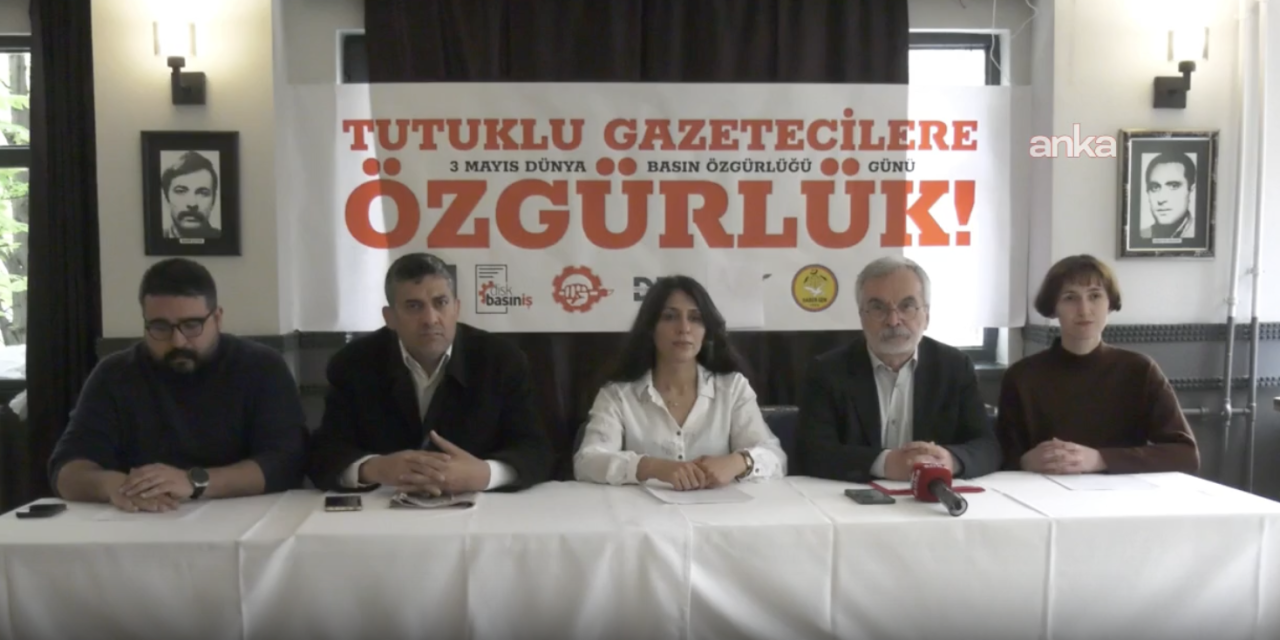 Yedi basın meslek örgütünden ortak açıklama: Tutuklu gazeteciler derhal serbest bırakılsın