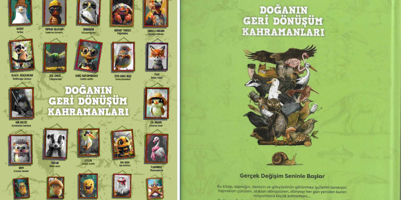Doğanın geri dönüşüm kahramanlarından çocuklara masallar