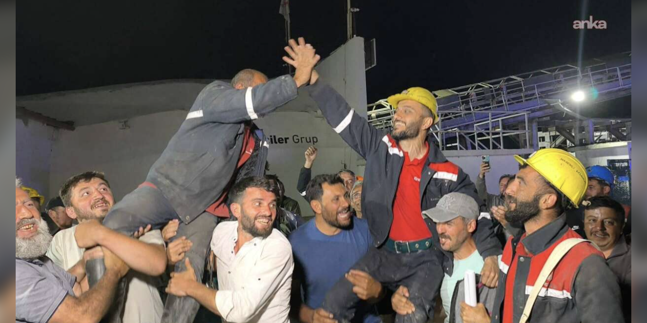 27 gündür direnişte olan Özşen Madencilik işçileri kazandı: Madenden sloganlarla çıktılar