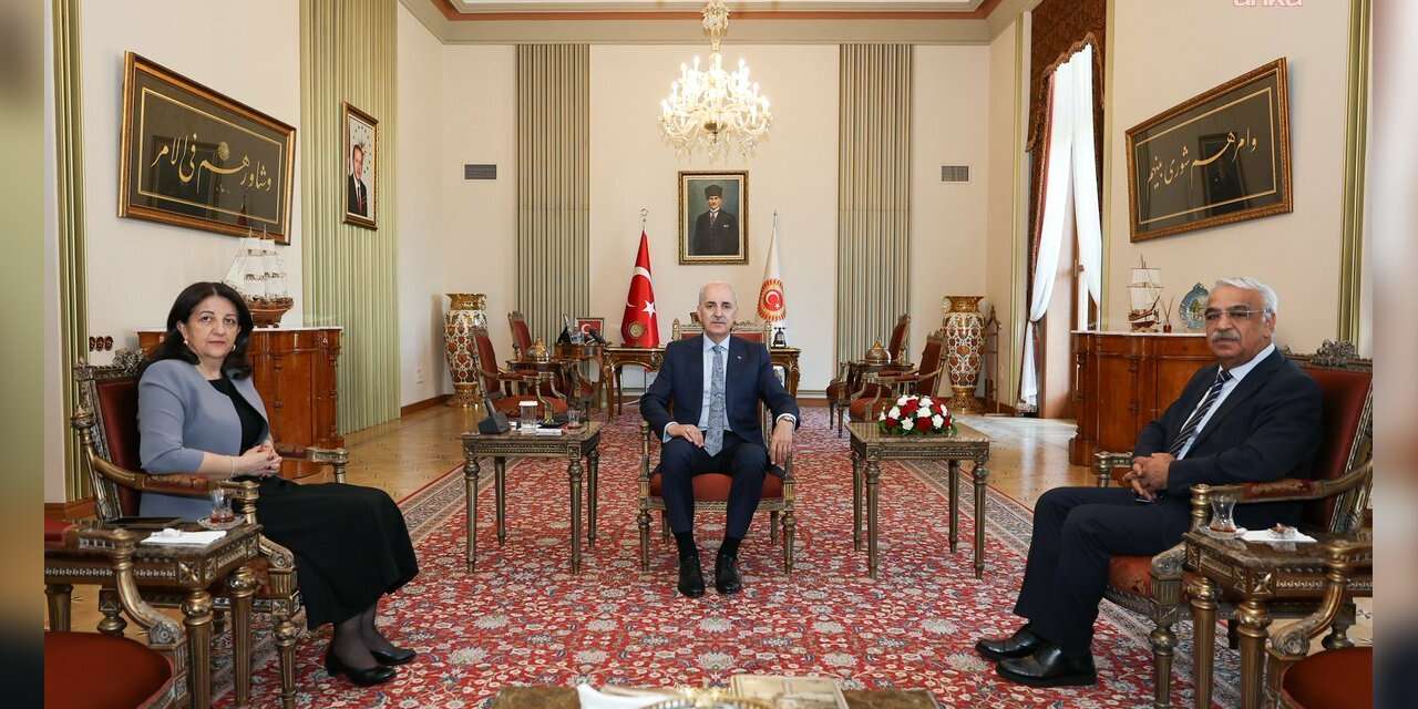 TBMM Başkanı Numan Kurtulmuş, DEM Parti İmralı Heyeti ile görüştü