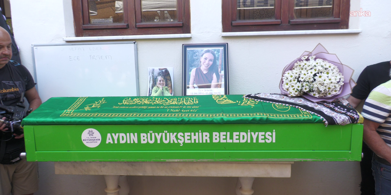 Oyuncu Ece İrtem, Kuşadası'nda son yolculuğuna uğurlandı