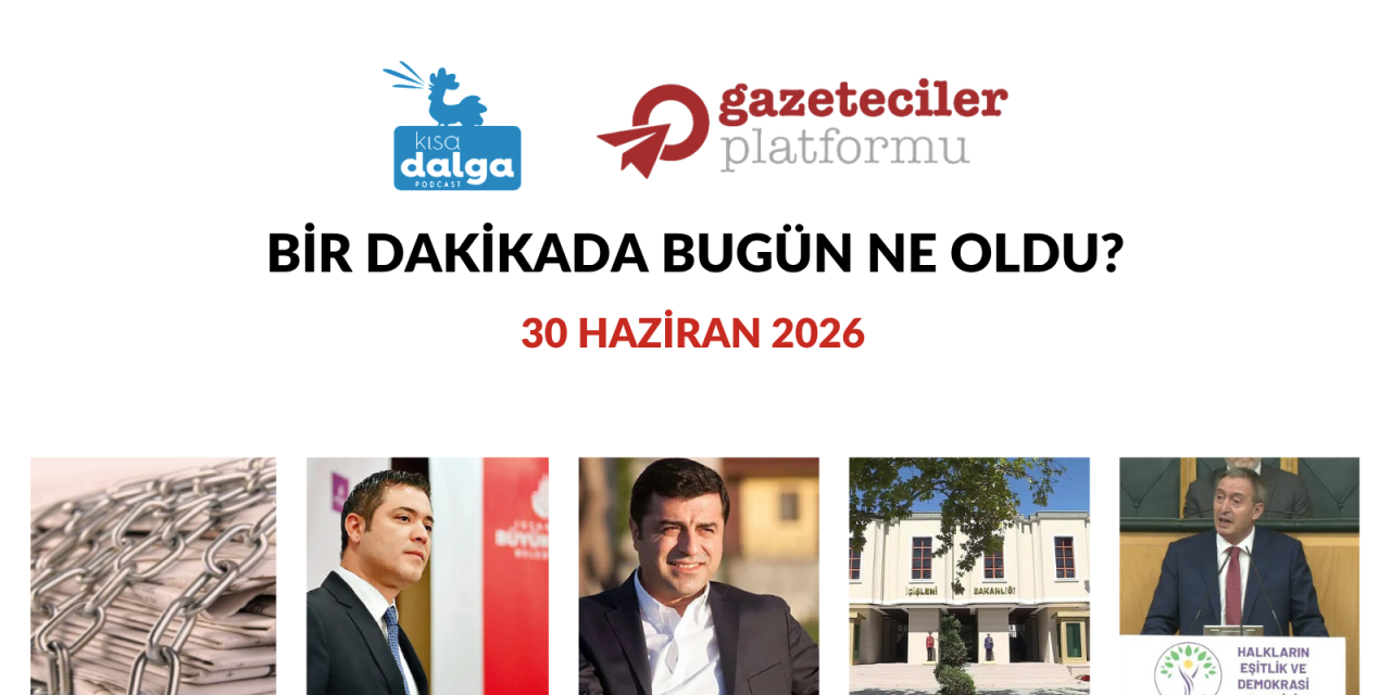 Bir dakikada bugün ne oldu?