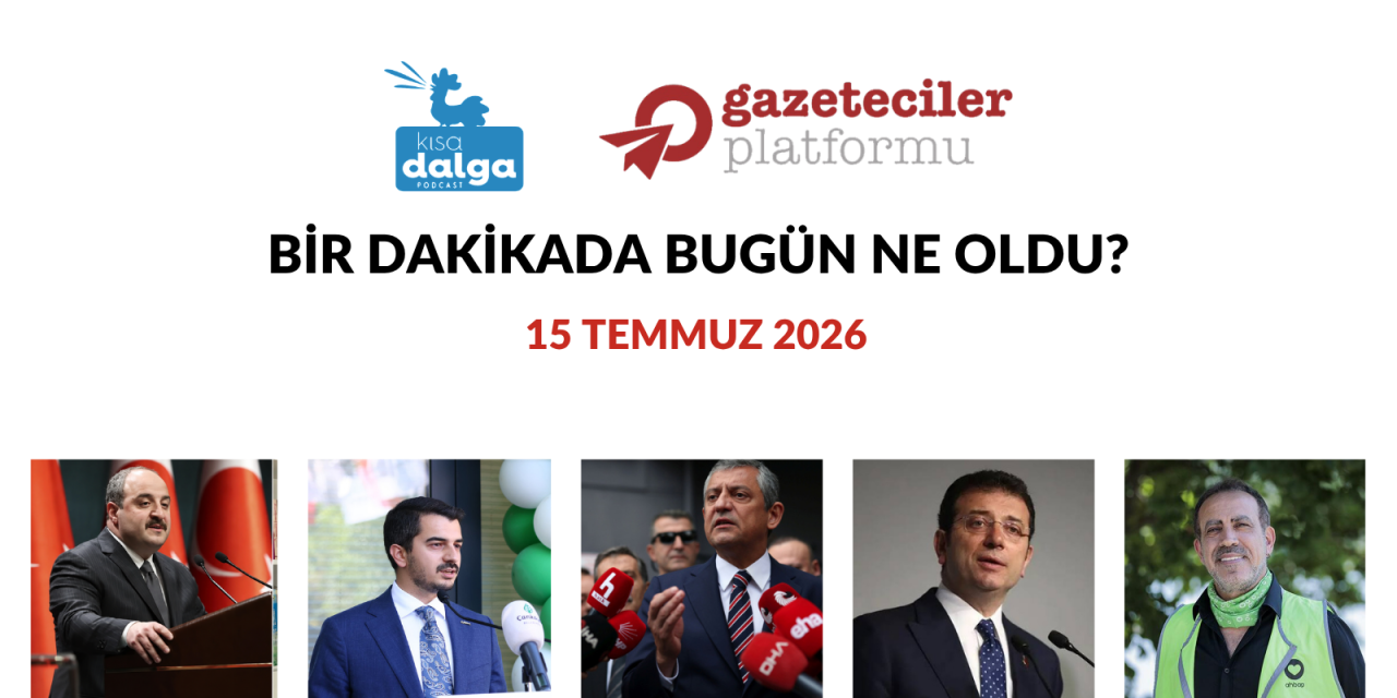 Bir dakikada bugün ne oldu?