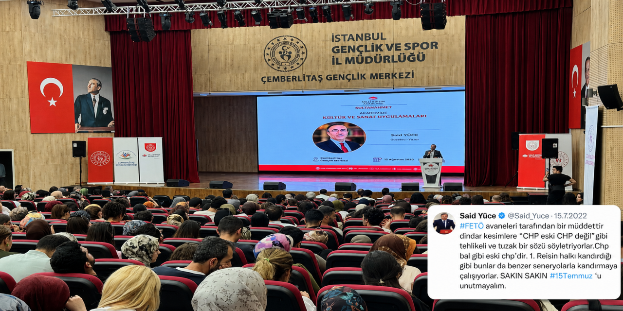 AKP’li Said Yüce, öğretmen adayılarına anlattı: Seküler anlayış bağı kopardı...
