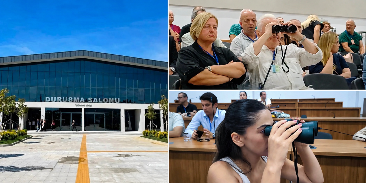 İBB davasında yeni salon tartışması: Gazeteciler ve sanık yakınları duruşmayı dürbünle takip ediyor, 50 kişiye tek tuvalet