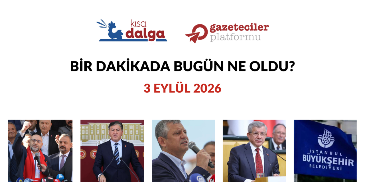 Bir dakikada bugün ne oldu?