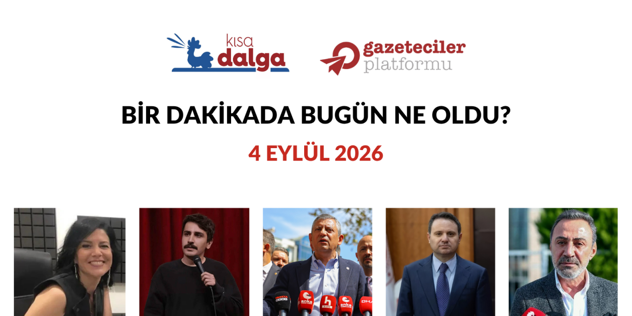 Bir dakikada bugün ne oldu?