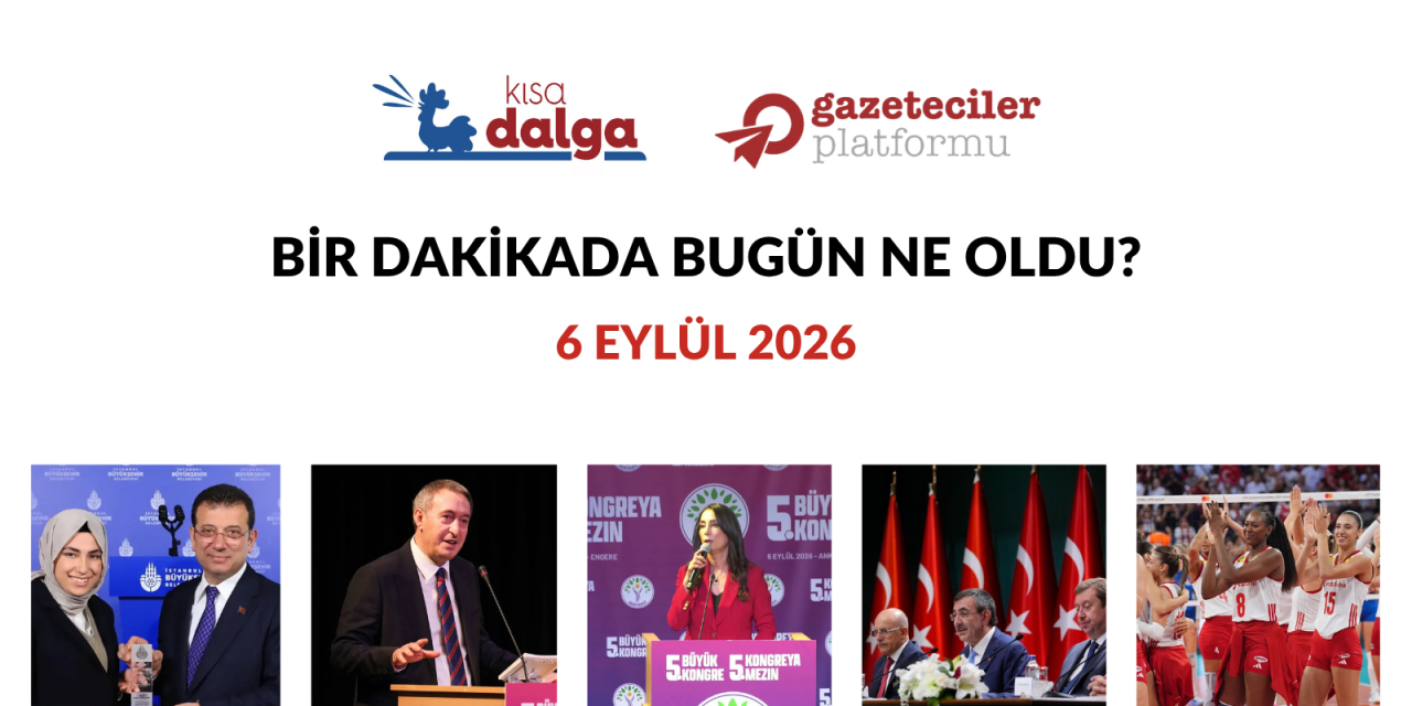Bir dakikada bugün ne oldu?