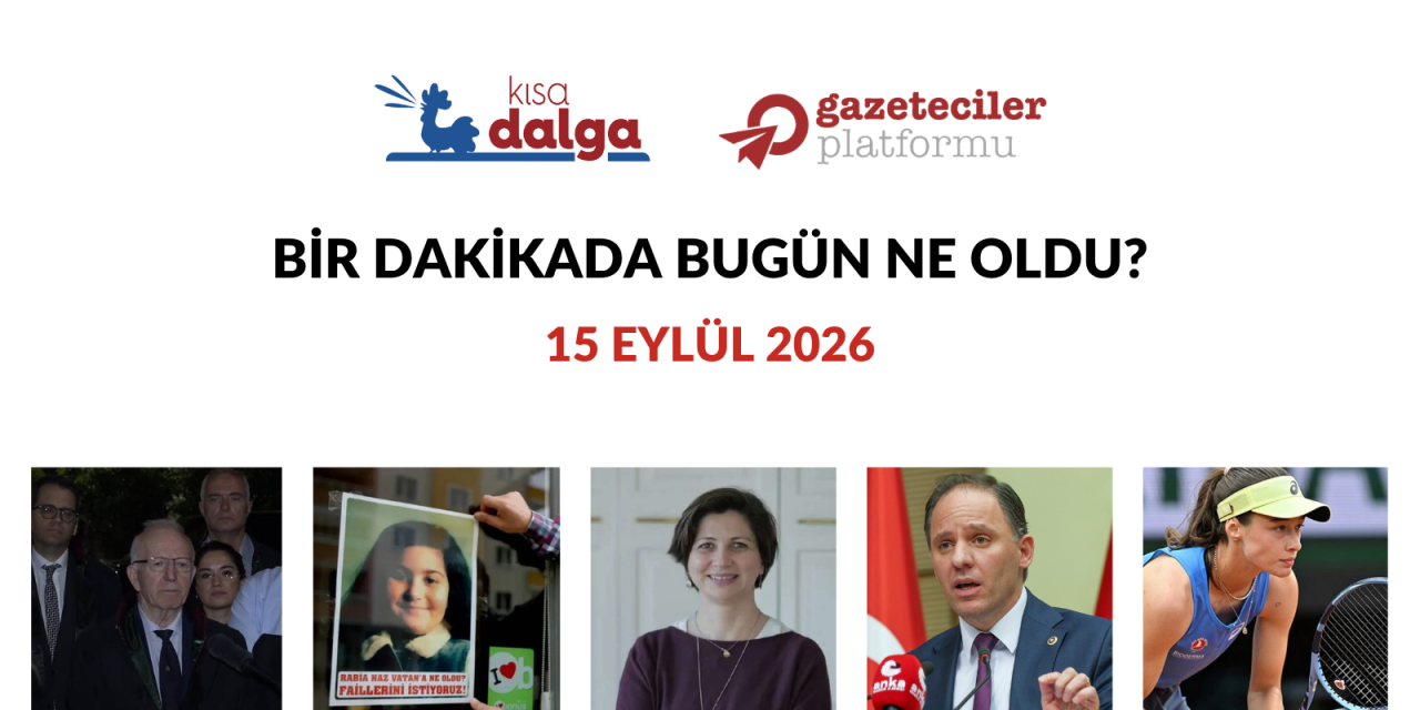 Bir dakikada bugün ne oldu?