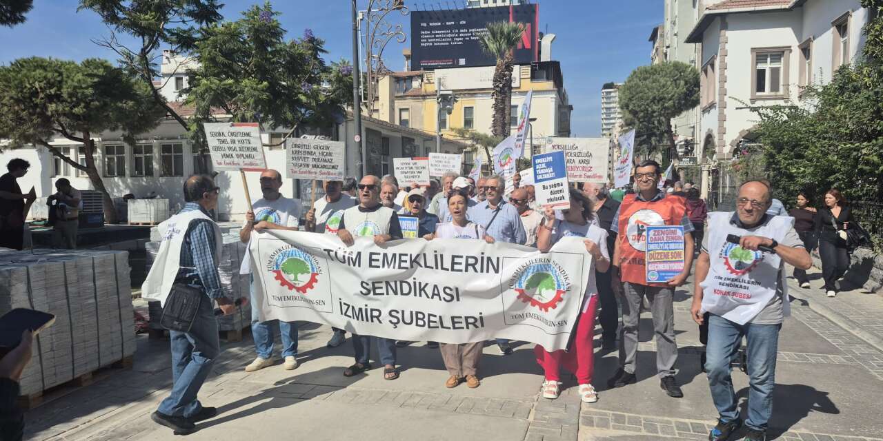 Ankara'da emeklilerin eyleminde intihar girişimi