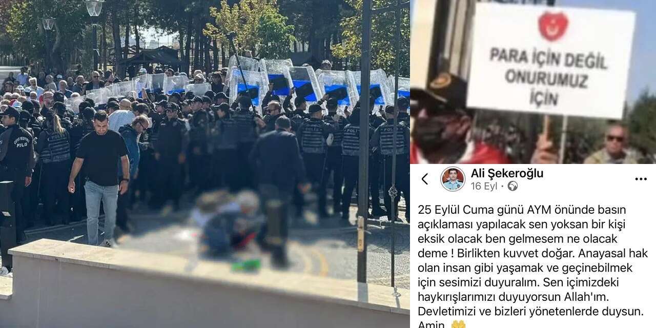 AYM önündeki eylemde intihar eden emekli polisin son mesajı: "Bizleri yönetenler de duysun, bizi bu hale getiren utansın"