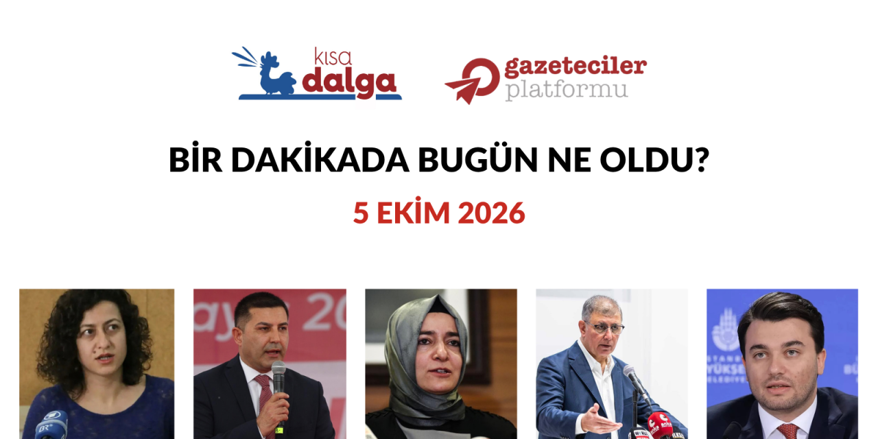 Bir dakikada bugün ne oldu?