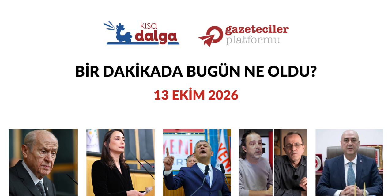 Bir dakikada bugün ne oldu?