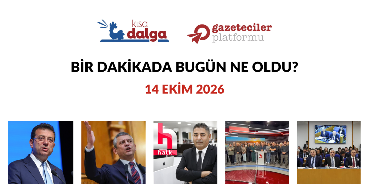 Bir dakikada bugün ne oldu?
