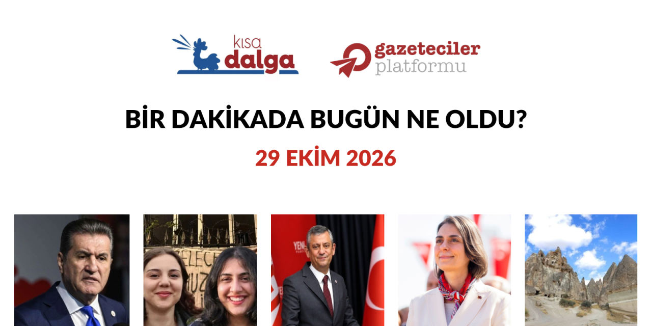 Bir dakikada bugün ne oldu?