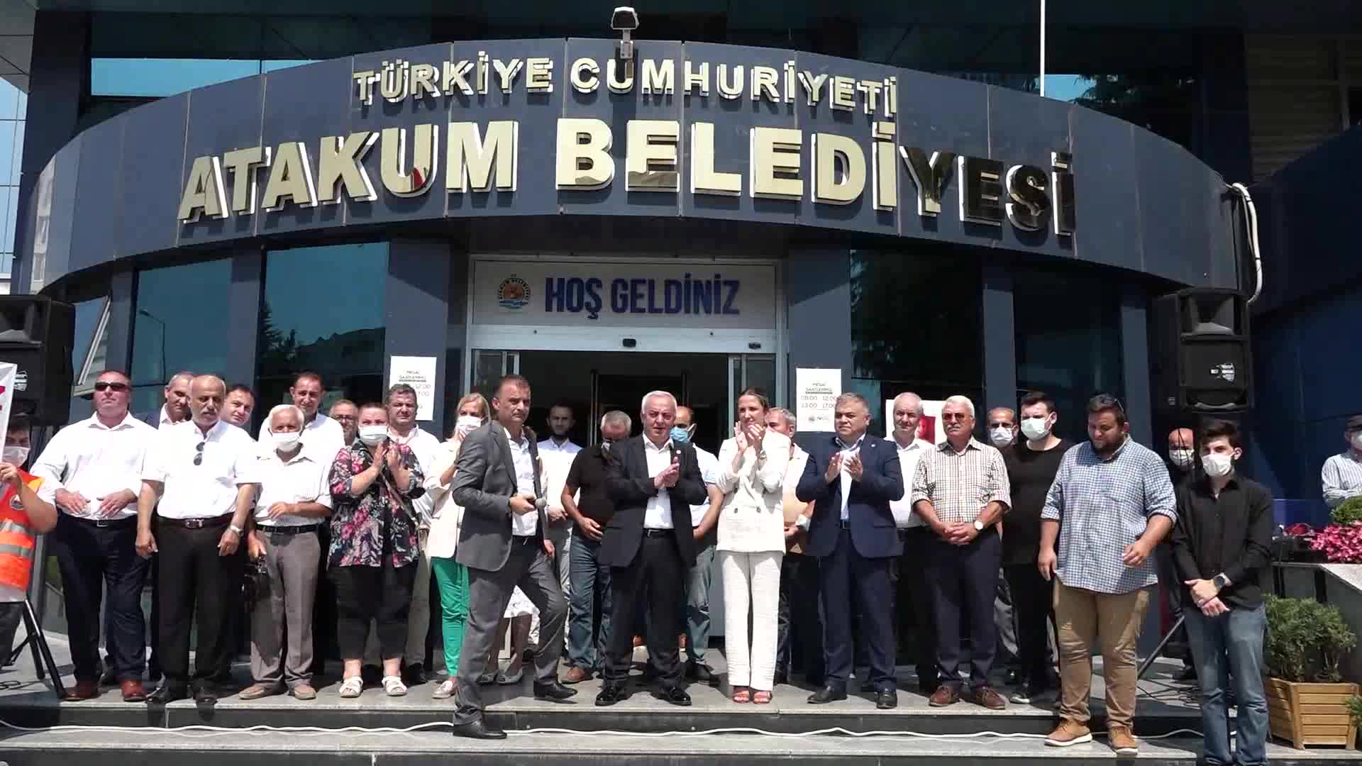 Belediyeye gelen hacize CHP ve İYİ Parti'den protesto: "Meydanı boş sanmayın"