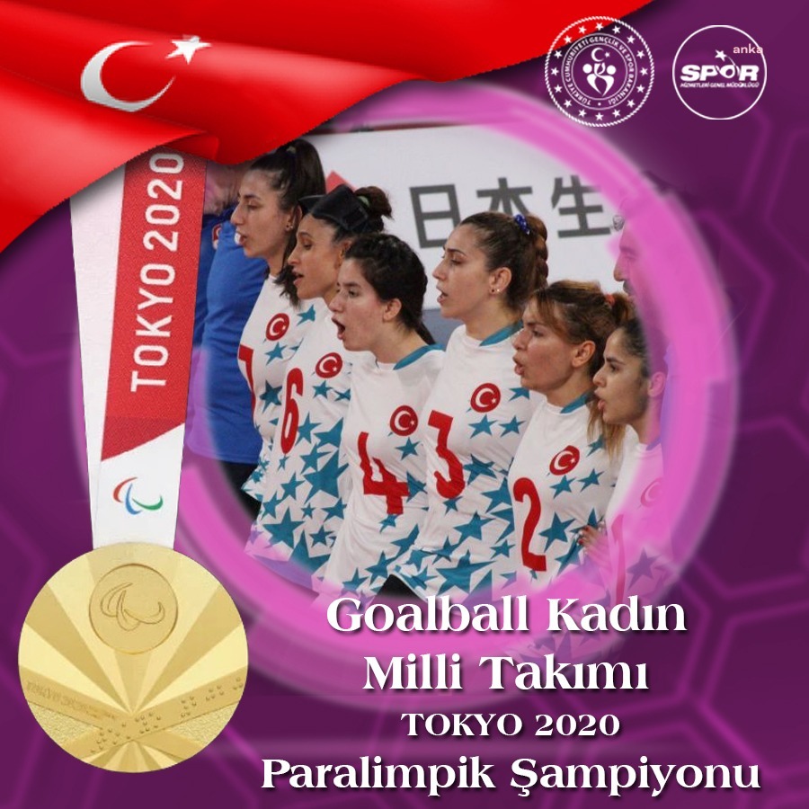 Türkiye Kadın Golbol Milli Takımı, Paralimpik Oyunları şampiyonu oldu