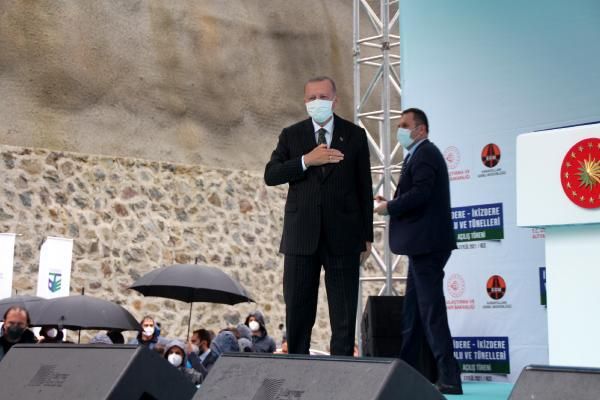 Erdoğan İkizdere’de: Türkiye'de ne kadar sol varsa, komünist varsa alıp buraya geliyorlar