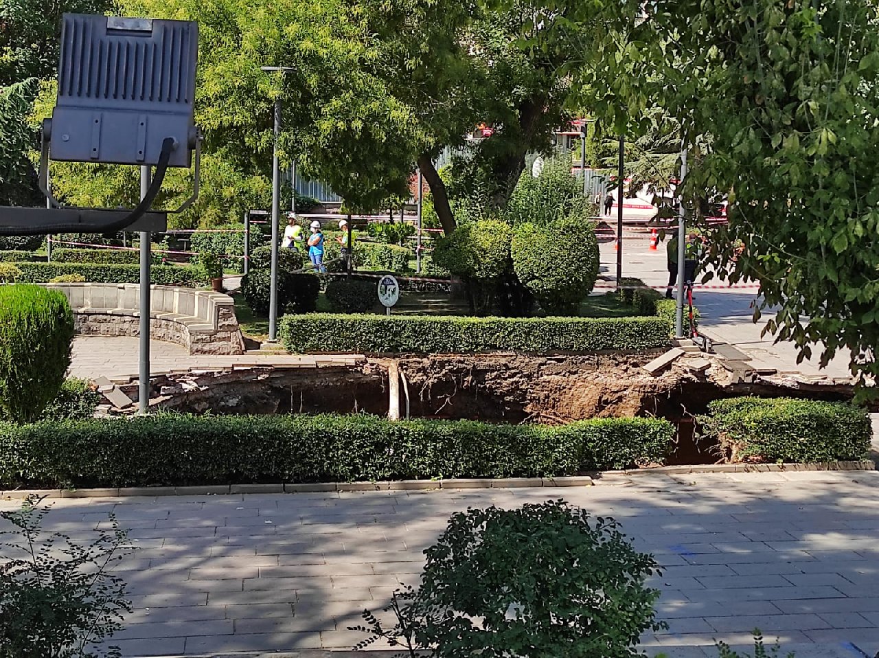 Ankara'da metro inşaatında göçük