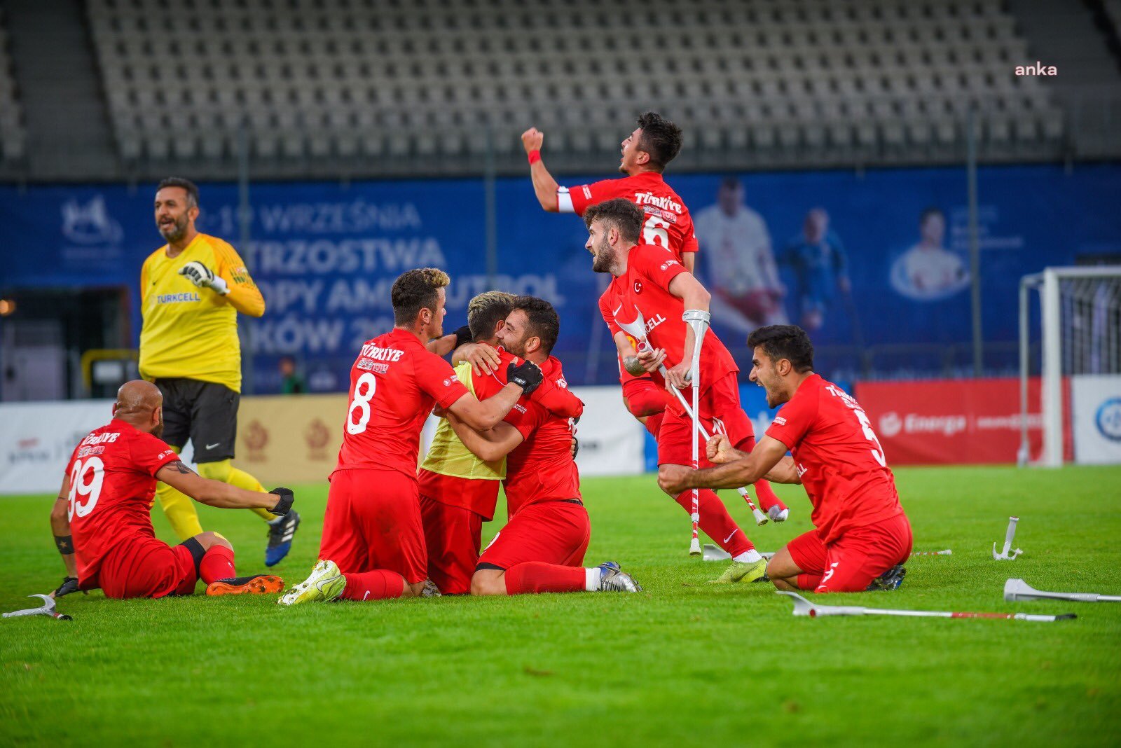 Türkiye Ampute Futbol Milli Takımı, Avrupa Şampiyonu oldu