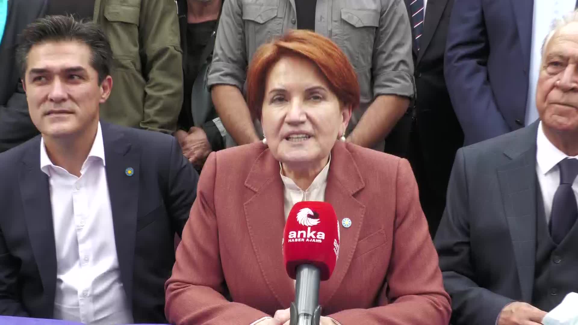 Akşener: "500 milyon dolarlık uçaklarla gezmek yerine 2 uçağı satsalar her ile 2 bin kişilik yurt yapabilirler"
