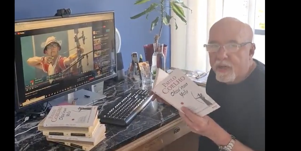 Paulo Coelho, Okçu'nun Yolu kitabını Mete Gazoz'a adadı