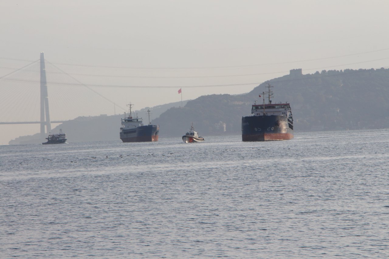 İstanbul Boğazı'nda 2 kuru yük gemisi çarpıştı