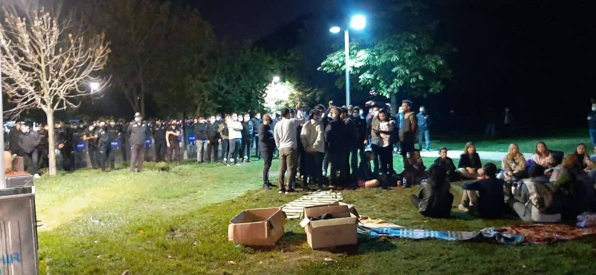 Kadıköy'de "Barınamıyoruz" eylemine katılan 28 kişi serbest