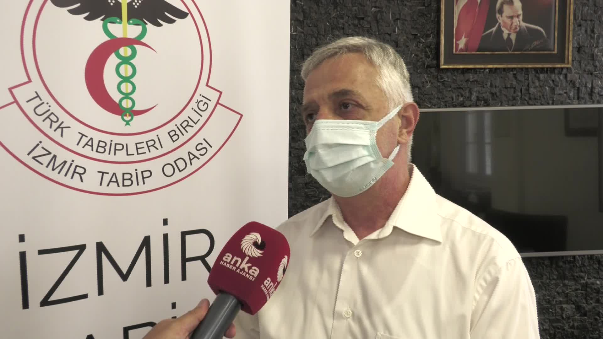 İzmir Tabip Odası Başkanı Çamlı: "Pandemide 63 bin vatandaşımızın yüzde 20'sini son iyi ayda kaybettik"