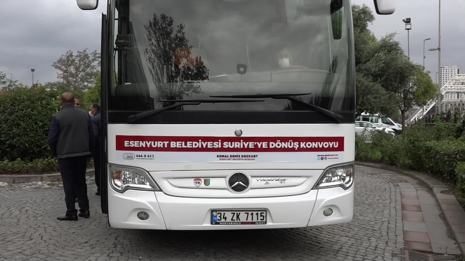 Esenyurt Belediyesi "Gönüllü Geri Dönüş" projesiyle 7 bin 500 Suriyeliyi ülkelerine geri gönderdi
