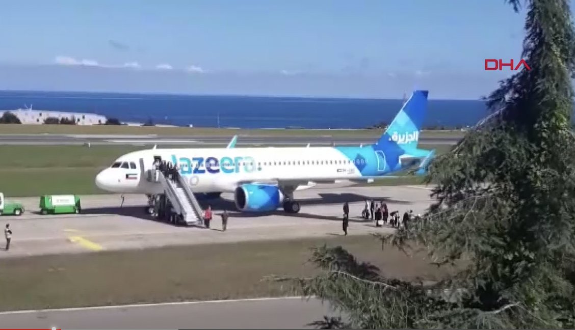 Trabzon'da yolcu uçağında bomba ihbarı