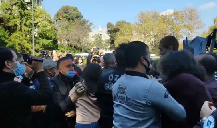 Polis Boğaziçi Üniversitesi'ne girdi