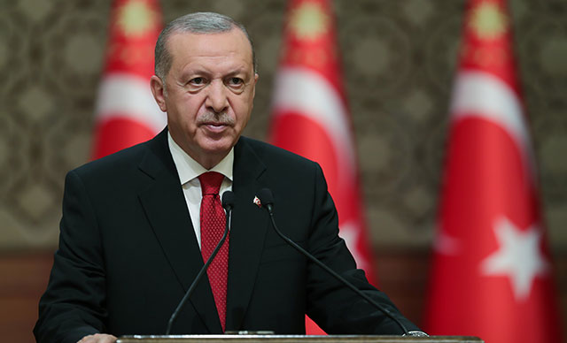 Cumhurbaşkanlığı kaynakları: Erdoğan, büyükelçiliklerin "Viyana Sözleşmesi'nin 41. Maddesi' açıklamalarını olumlu karşıladı
