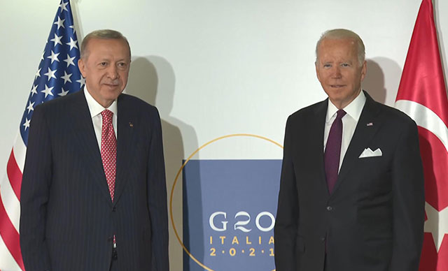 Erdoğan - Biden görüşmesi başladı
