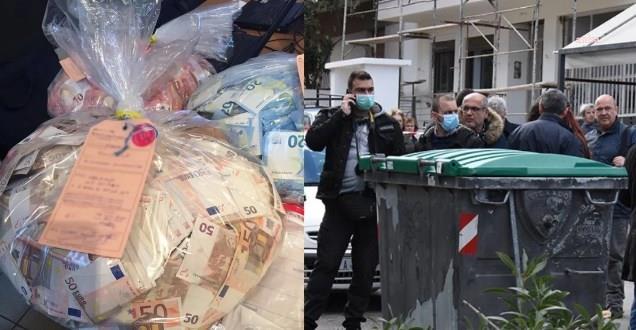 100 bin Euro'yu yanlışlıkla çöpe attı