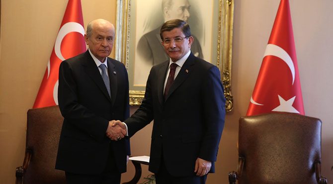 MHP’nin iddiası: “Davutoğlu MHP-AKP koalisyonu yerine çözüm sürecini tercih etti”