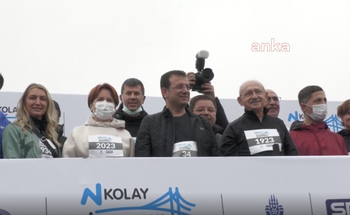 Kılıçdaroğlu ve Akşener'den İstanbul Maratonu'nda mesaj: "1923 - 2023"