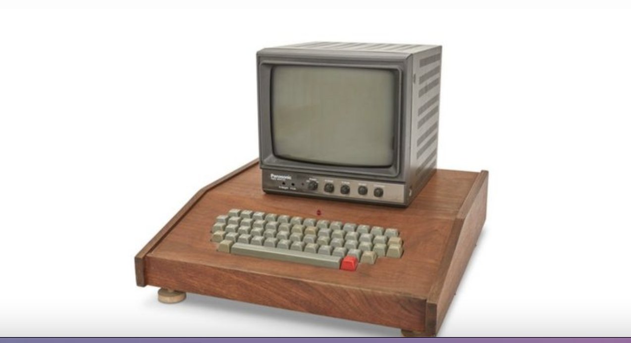 Apple'ın ilk bilgisayarı  400 bin dolara satıldı