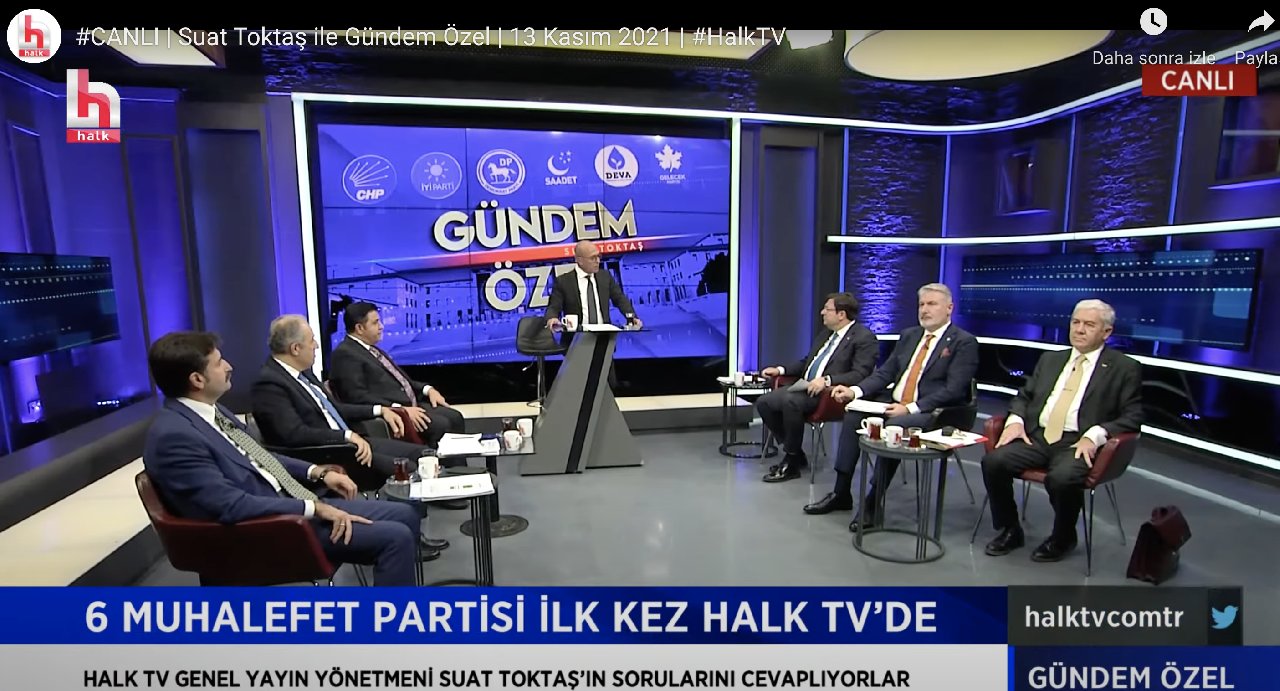 6 partinin temsilcileri üzerinde çalıştıkları sistemi anlattı, "HDP neden yok" sorusuna yanıt verdi