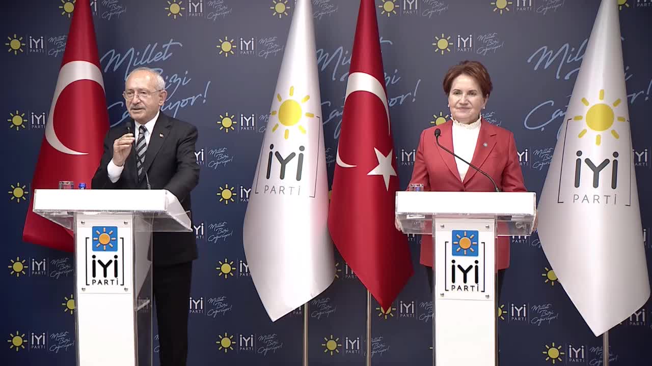 Kılıçdaroğlu ve Akşener'den ortak çağrı: "Bir an önce seçime gidelim"