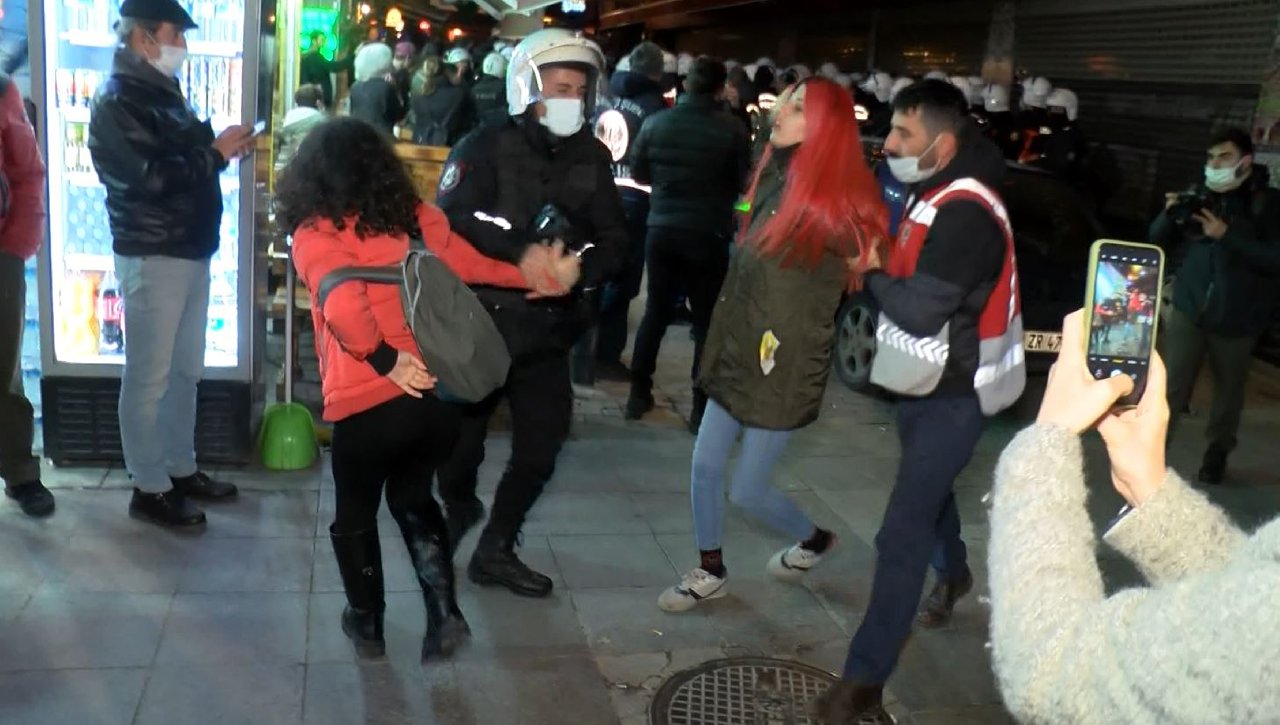 İstanbul'da dün geceki protestolarda 70 kişi gözaltına alındı