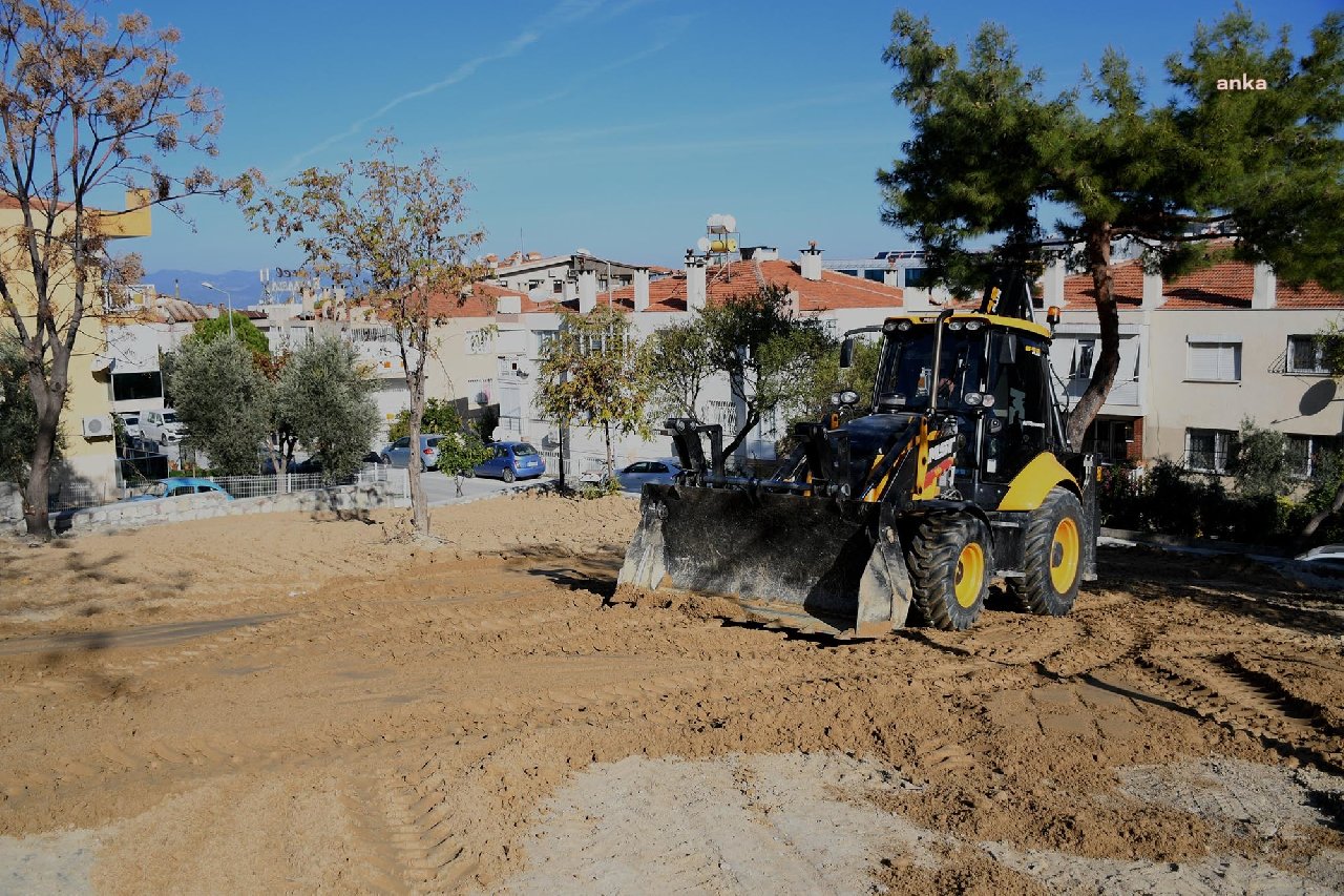 Kuşadası'ndaki Behice Boran Parkı 30. yılı öncesi yenileniyor