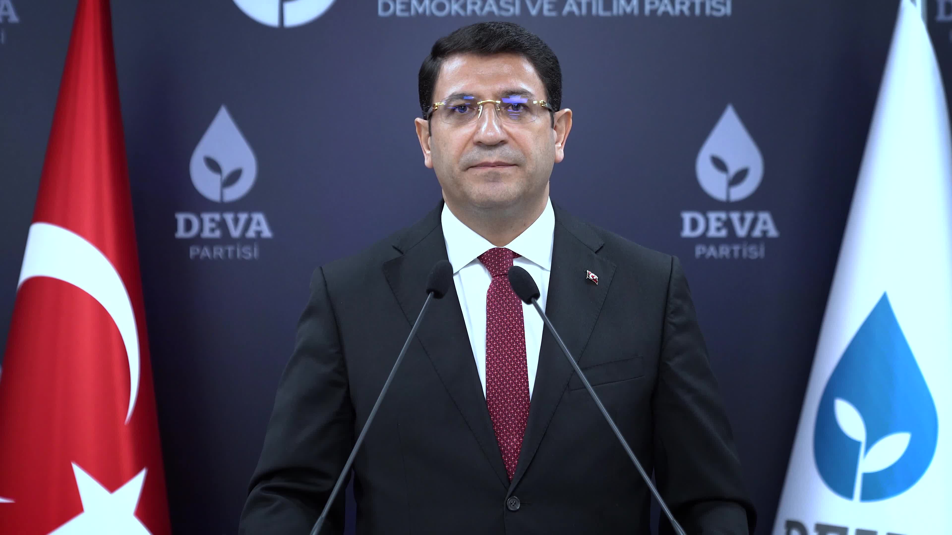 DEVA Partisi Sözcüsü Şahin: "Metin Gürcan dosyası Deva Partisi'ni hedef alan bir saldırı projesine dönüştü"