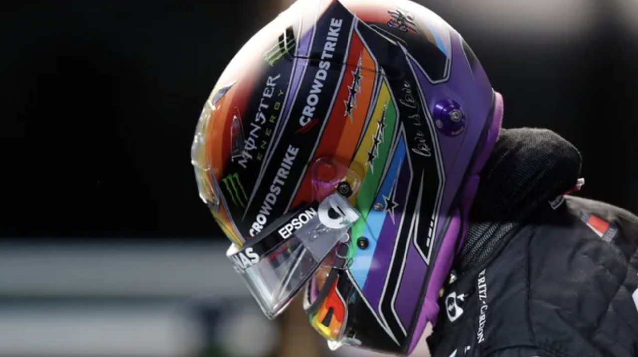 Lewis Hamiton, Suudi Arabistan Grand Prix'sinde gökkuşağı kaskı takacak