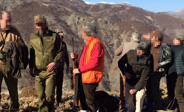 Dersim'e yurtdışından av için gelen 12 kişi 20 domuzu öldürdükten sonra kentten ayrıldı