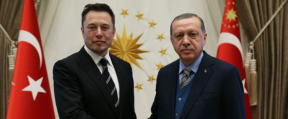 Erdoğan, Elon Musk'la görüştü