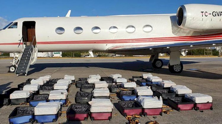 Brezilya'da 1.3 kokain ele geçirilen jetin pilotu havalimanında gözaltına alındı