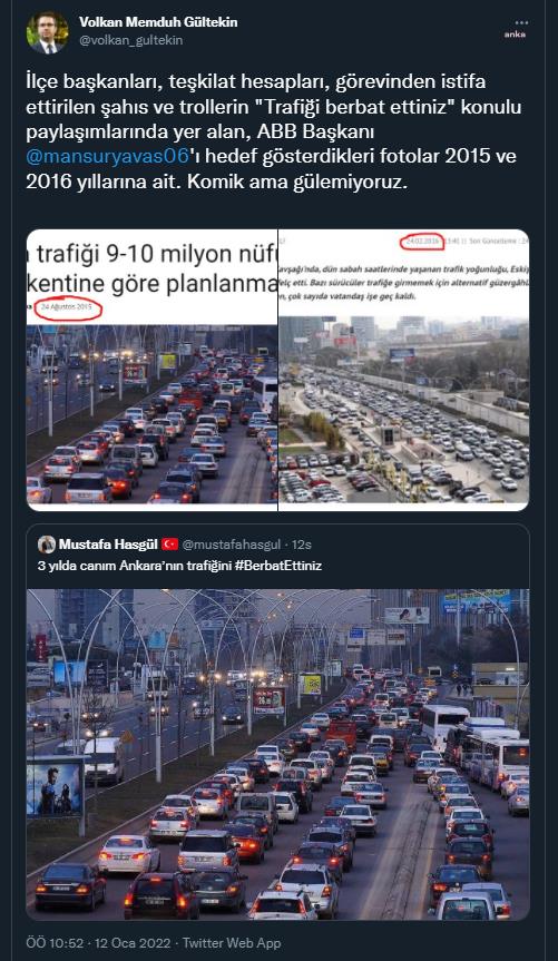 Gültekin: "Mansur Yavaş'ı hedef alan trafik fotoğrafları 2015 ve 2016 yıllarından"